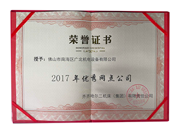 2017年优秀网点公司